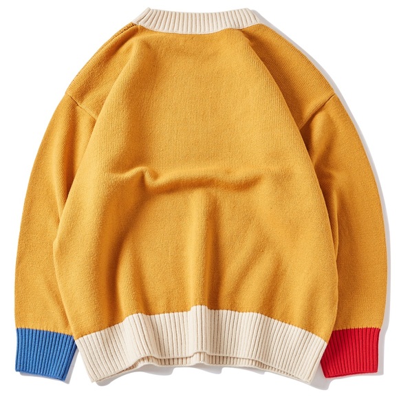 Colorblock Airplane Sweater - Picture 2 of 3